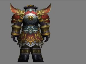 heavy armor set - cowman 09 3D Model