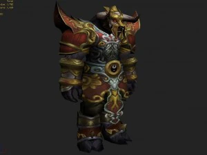 heavy armor set - cowman 09 3D Model