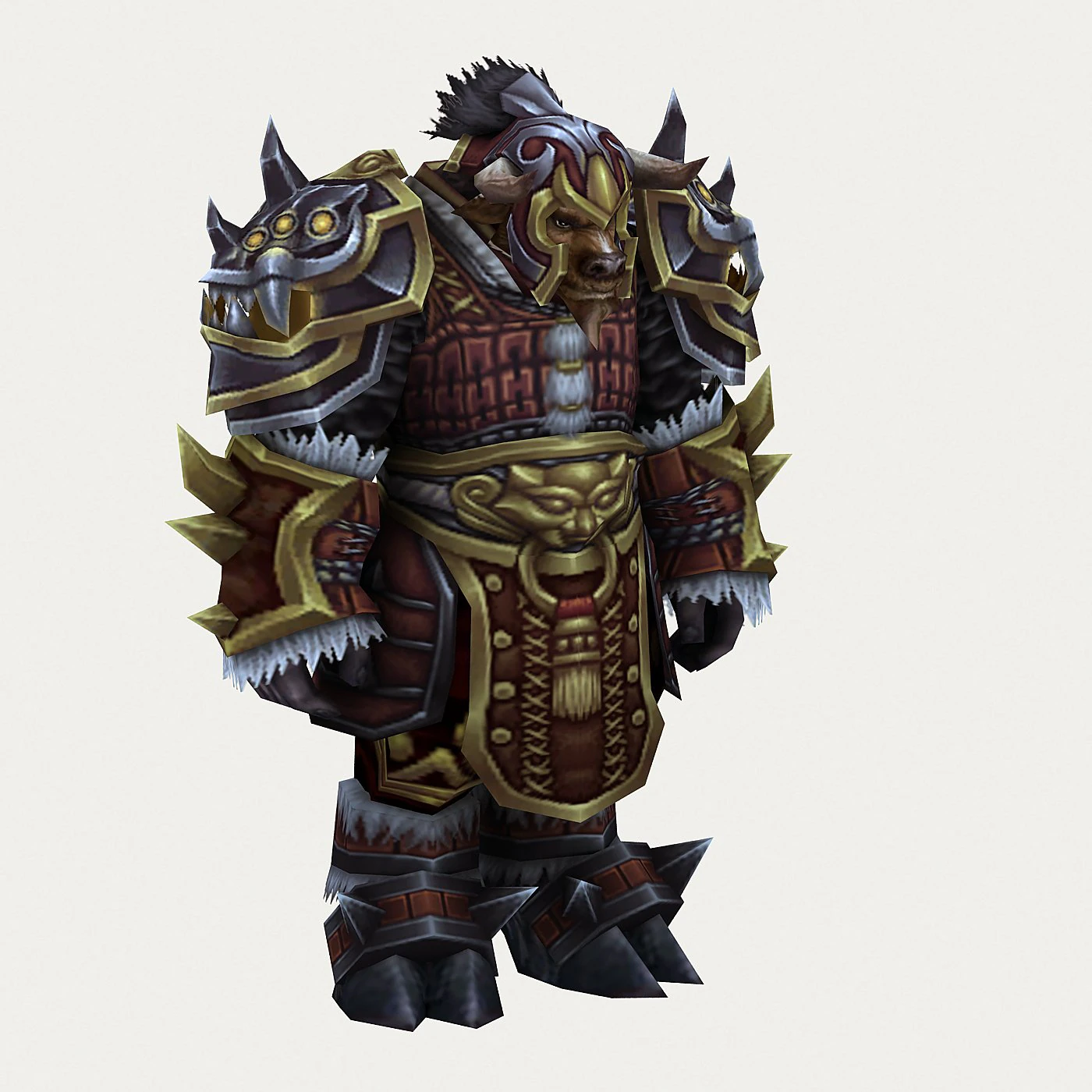 heavy armor set - cowman 10 3D Model .c4d .max .obj .3ds .fbx .stl .blend 