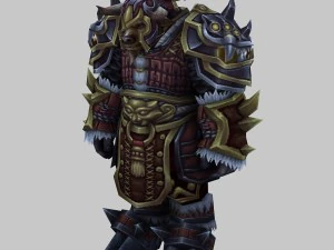 heavy armor set - cowman 10 3D Model