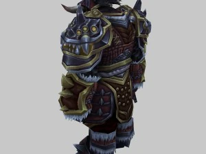 heavy armor set - cowman 10 3D Model