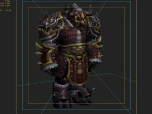 heavy armor set - cowman 10 3D Model