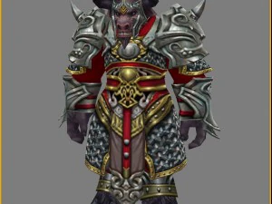 heavy armor set - cowman 11 3D Model
