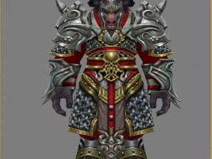 heavy armor set - cowman 11 3D Model