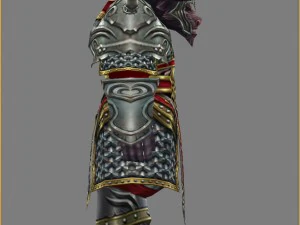 heavy armor set - cowman 11 3D Model