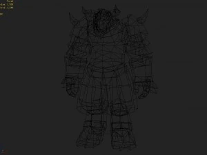 heavy armor set - cowman 11 3D Model