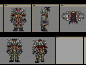 heavy armor set - cowman 11 Modèle 3D
