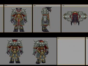 heavy armor set - cowman 11 3D Model