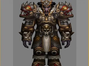 heavy armor set - cowman 12 3D Model