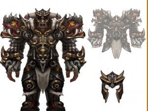 heavy armor set - cowman 12 3D Model
