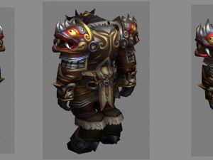 heavy armor set - cowman 12 3D Model