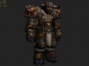 heavy armor set - cowman 12 3D Model