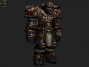 heavy armor set - cowman 12 3D Model