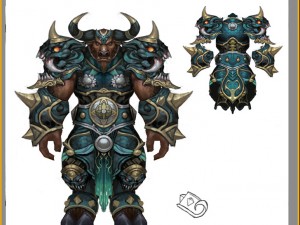 heavy armor set - cowman 13 Modèle 3D