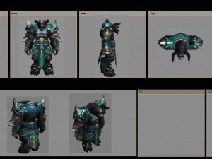 heavy armor set - cowman 13 Modèle 3D