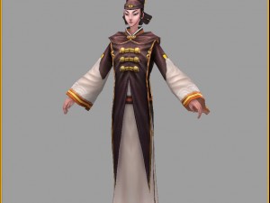 low poly 3d women - allah 3Dモデル