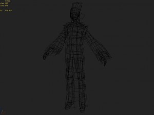 low poly 3d women - allah 3Dモデル