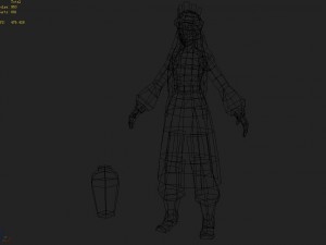 low poly 3d women - ainina Model 3D