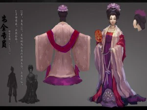 femmes low poly 3d - spécialiste de la sécurité Modèle 3D