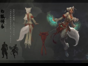 low poly 3d women - bastard fox Modèle 3D