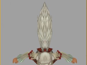 low poly 3d women - bastard fox 3D मॉडल