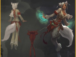 low poly 3d women - bastard fox 3D मॉडल
