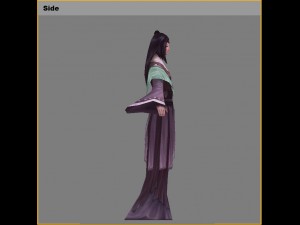 low poly 3d women - bai zhiqian Model 3D