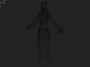 low poly 3d women - bai zhiqian Model 3D