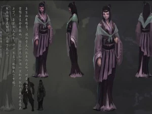 low poly 3d women - bai zhiqian 3D Model