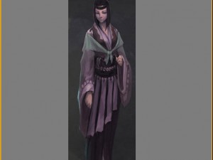low poly 3d women - bai zhiqian Model 3D