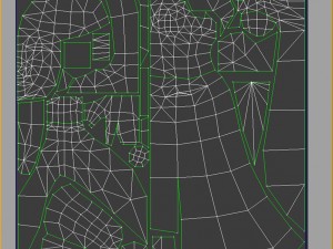 low poly 3d women - shame 3D Модель