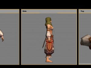 low poly 3d women - persian girl 3D Model