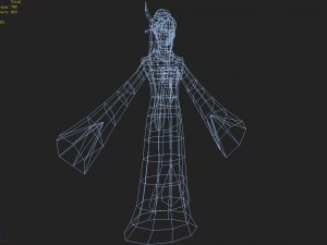 low poly 3d women - bu wenqing Modello 3D