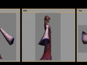 low poly 3d women - bu wenqing Modello 3D