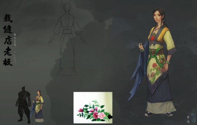 low poly 3d women - tailor shop owner 3Dモデル .c4d .max .obj .3ds .fbx .stl .blend 