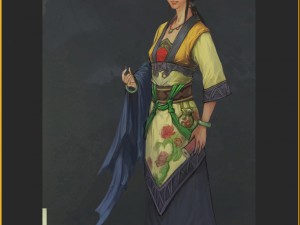 low poly 3d women - tailor shop owner 3Dモデル