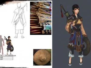 लो पॉली 3डी महिलाएं - पेट आइलैंड ट्रांसफर 3D मॉडल