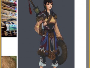 low poly 3d women - pet island transfer 3D मॉडल