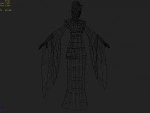 लो पॉली 3डी महिलाएं - डोंग्शी यी माना जाता है 3D मॉडल