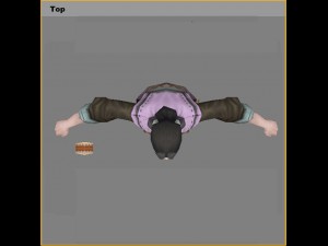 low poly 3d women - du san niang 3D 모델