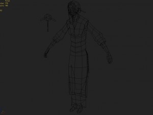 low poly 3d women - du san niang 3D 모델