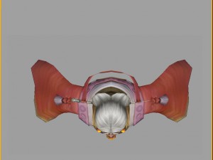 low poly 3d women - flying mother 3D 模型