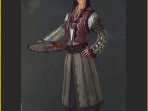 low poly 3d women - women in fengxian village 3D Model
