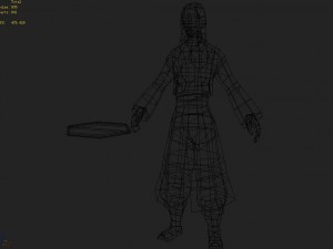 low poly 3d women - women in fengxian village 3D Model