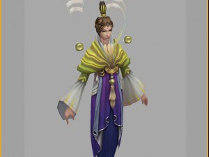 low poly 3d women - the venerable buddha 3D Modell