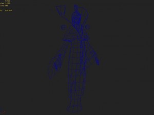 low poly 3d women - the venerable buddha 3D Modell