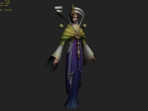low poly 3d women - the venerable buddha 3D Modell