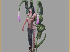 low poly 3d women - gu teng luo xian Modelo 3D