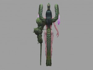 low poly 3d women - gu teng luo xian Modelo 3D
