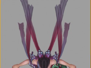 low poly 3d women - hehuan ghost 3D 模型